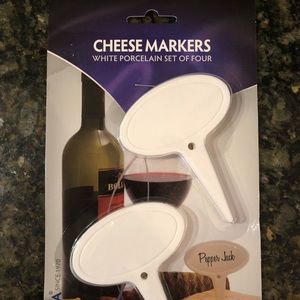 Host like a pro! Franmara Porcelain Cheese Markers 🧀 🍷